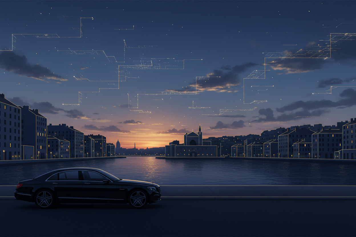 Illustration premium sur l’IA en 2025 et les tendances 2026 — ADME-AI Studio