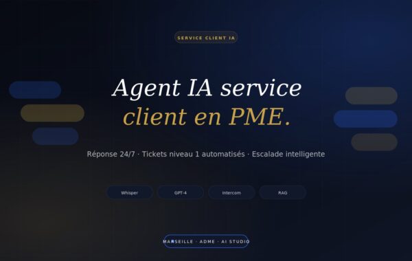 Agent IA service client : tickets et messages traités automatiquement 24/7