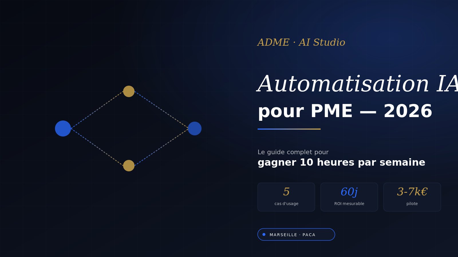 Automatisation IA pour PME : le guide complet 2026 pour gagner 10 heures par semaine