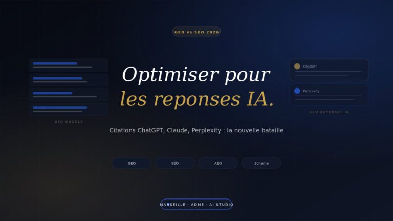 GEO vs SEO : Comment optimiser votre site pour les réponses IA (ChatGPT, Gemini, Perplexity)