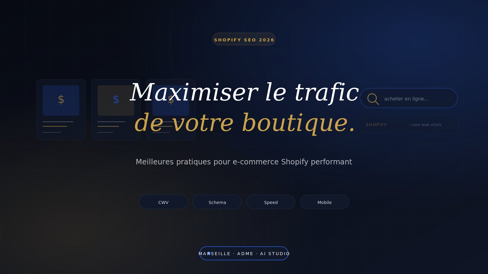 Shopify SEO 2026 : Les Meilleures Pratiques pour Maximiser le Trafic de Votre Boutique en Ligne