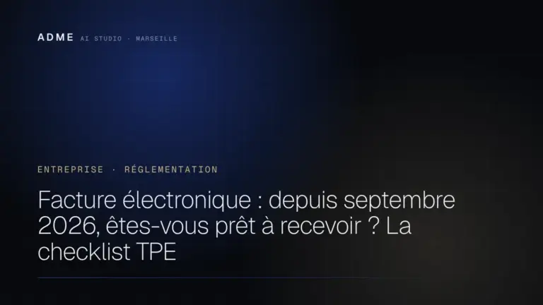 Facture électronique : depuis septembre 2026, êtes-vous prêt à recevoir ? La checklist TPE